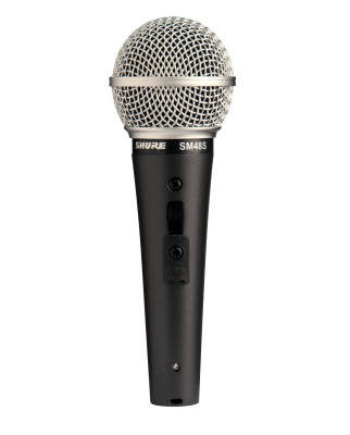 Shure - SM48S-LC Dynamic Cardioid Microphone with Lockable On/Off Switch