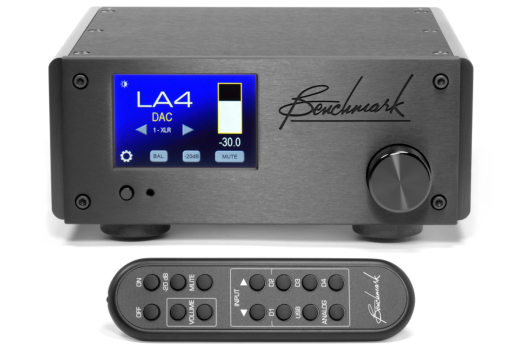 Benchmark Media - LA4 Line Amplifier with Remote - Black
