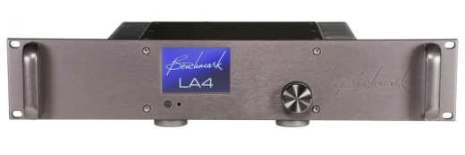 Benchmark Media - LA4 Rack Mount Amplifier with No Remote - Black