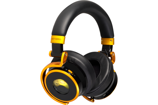 Meters - OV1B-Connect Editions Bluetooth Headphones - Black and Gold