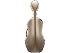 Eastman Strings - CACL30 Polycarbonate Cello Case with Wheels - Gold