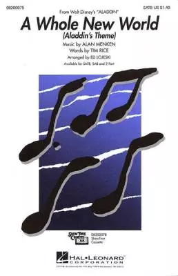Hal Leonard - A Whole New World - Aladdins Theme