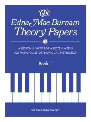 Willis Music Company - Theory Papers Book 1 - Burnam - Piano - Book