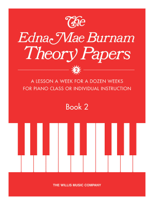 Willis Music Company - Theory Papers Book 2 - Burnam - Piano - Book