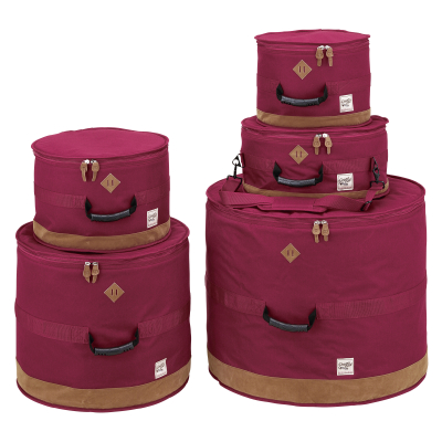 Powerpad Designer 5-Piece Drum Bag Set - Wine Red