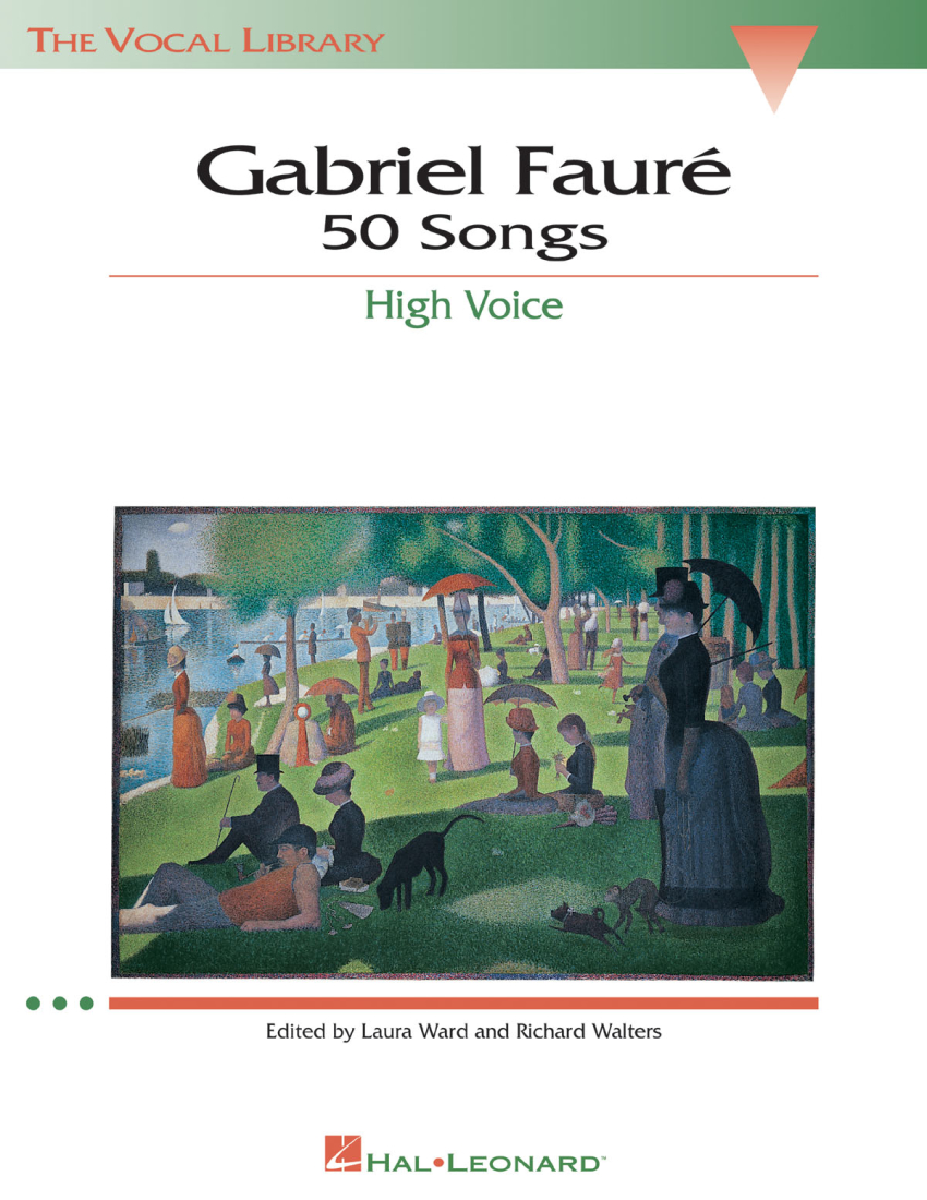 50 Songs - Faure - High Voice/Piano - Book