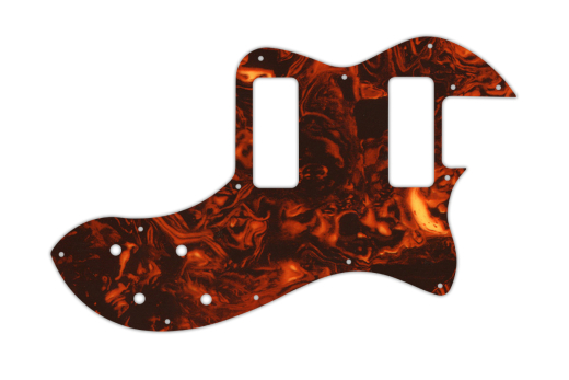 WD Music - Pickguard for Fender Modern Player Telecaster Thinline Deluxe - Faux Tortoise