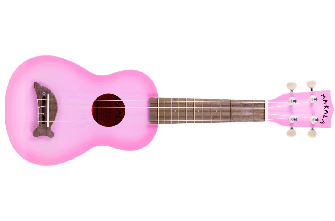 Dolphin Soprano Ukulele - Pink Burst