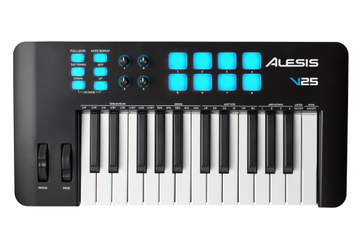Alesis - V25 MKII 25-Key USB-MIDI Keyboard Controller