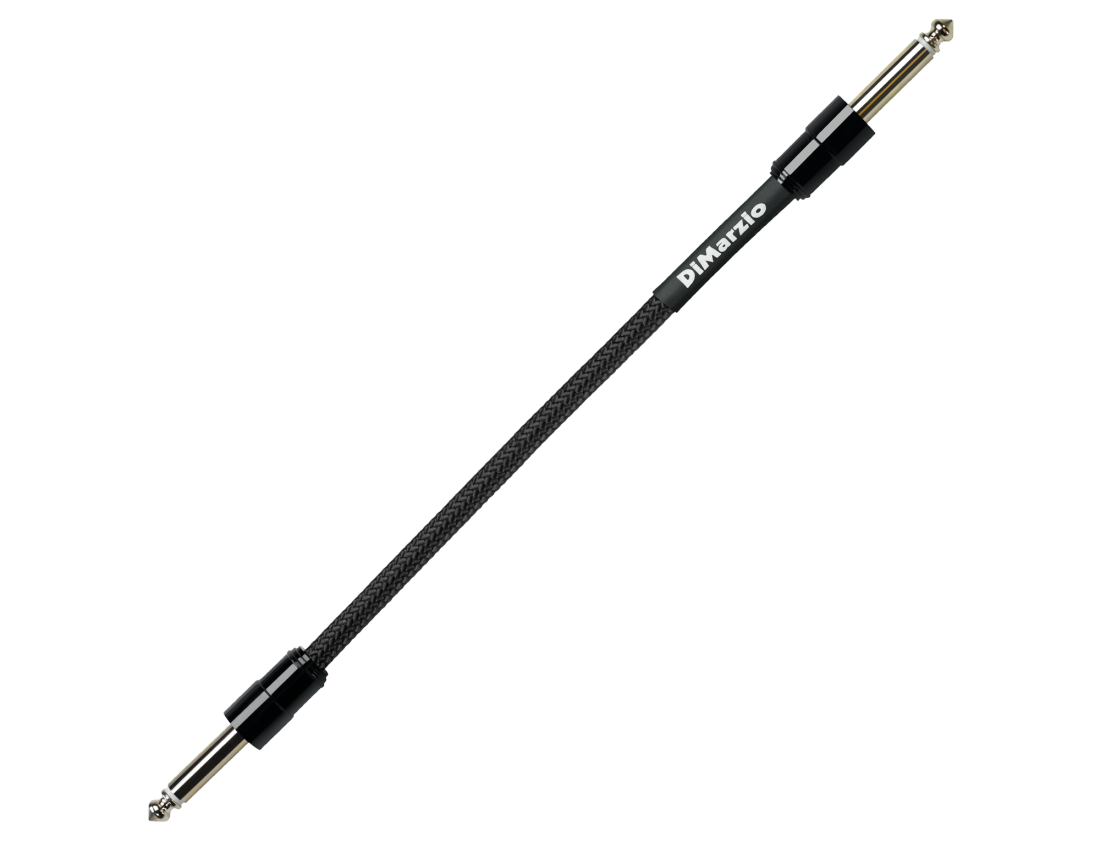 Straight to Straight Pedal Board Cable (12\'\') - Black