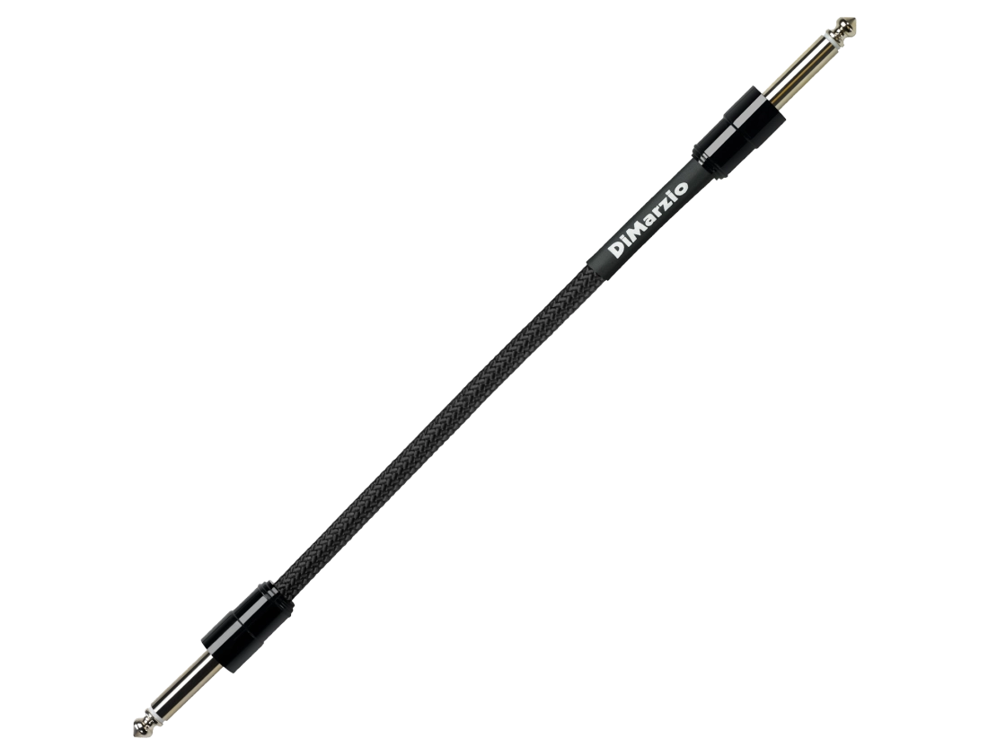 Straight to Straight Pedal Board Cable (12\'\') - Black