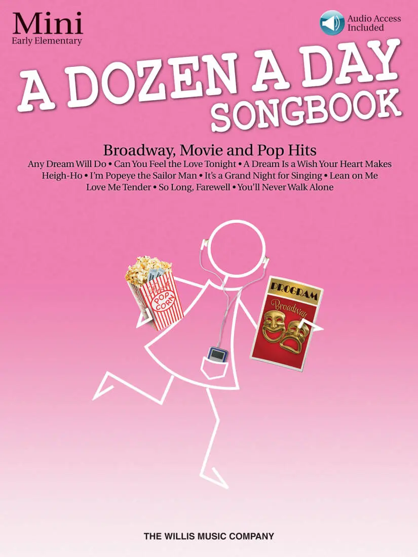 A Dozen a Day Songbook, Mini - Miller - Piano - Book/Audio Online