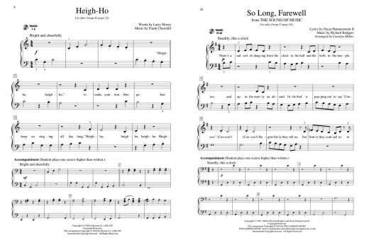 A Dozen a Day Songbook, Mini - Miller - Piano - Book/Audio Online