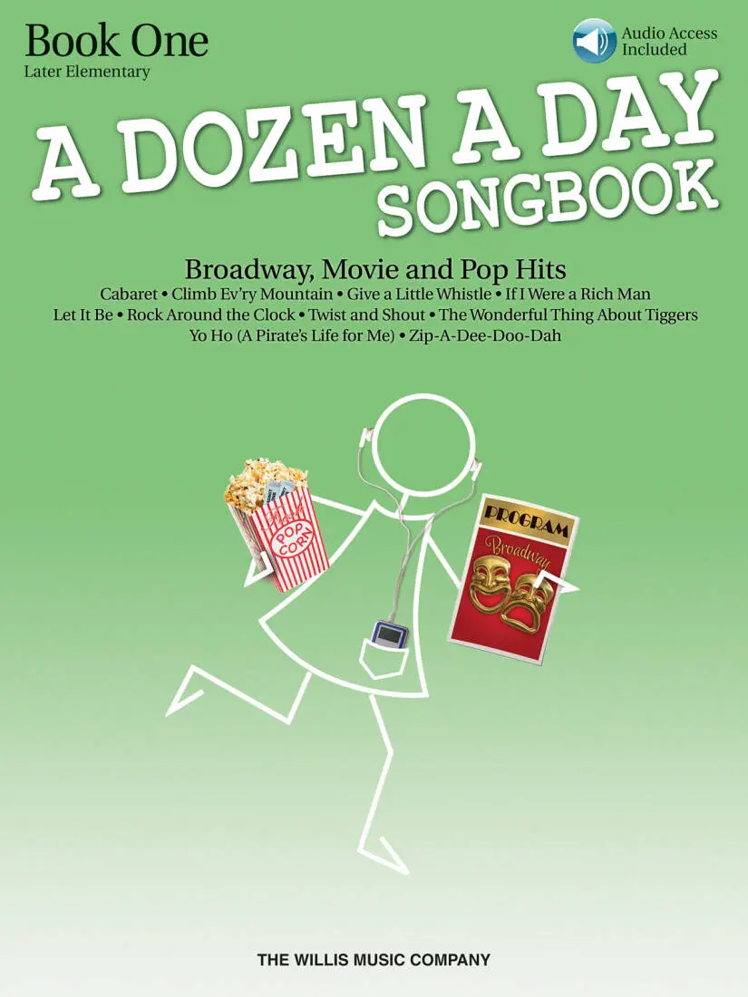 A Dozen a Day Songbook, Book 1 - Miller - Piano - Book/Audio Online