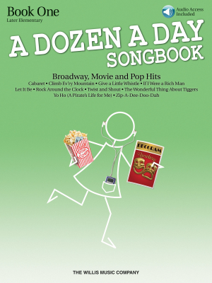 Willis Music Company - A Dozen a Day Songbook, Book 1 - Miller - Piano - Book/Audio Online