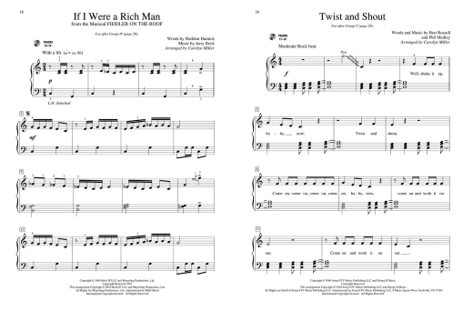 A Dozen a Day Songbook, Book 1 - Miller - Piano - Book/Audio Online