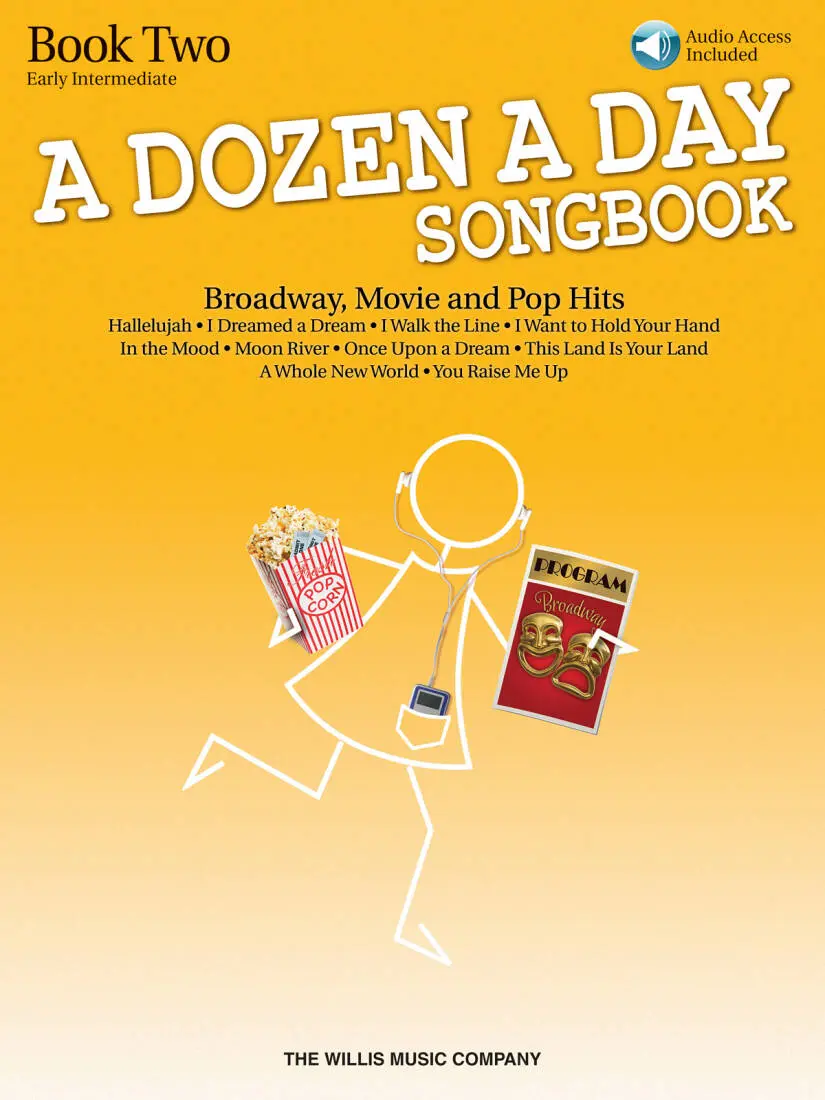 A Dozen a Day Songbook, Book 2 - Miller - Piano - Book/Audio Online