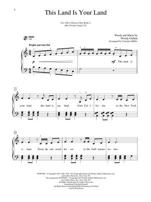 A Dozen a Day Songbook, Book 2 - Miller - Piano - Book/Audio Online