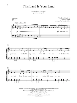A Dozen a Day Songbook, Book 2 - Miller - Piano - Book/Audio Online