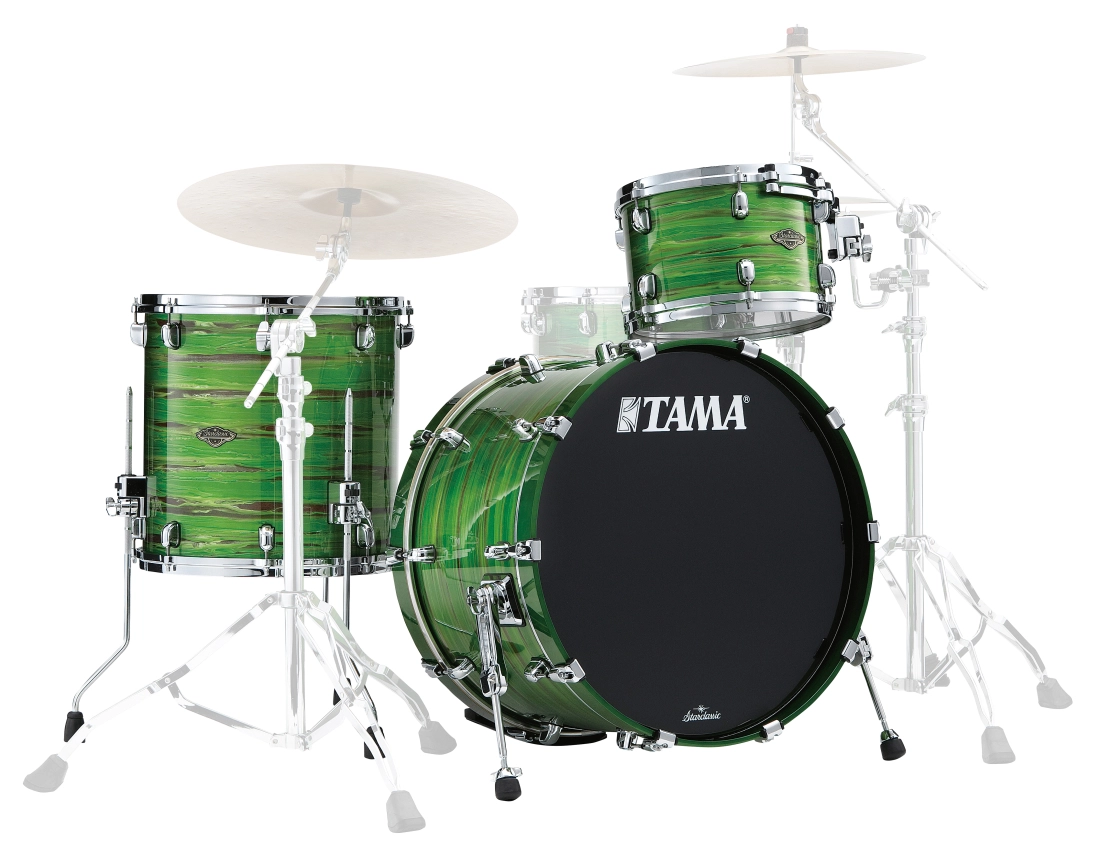 Starclassic Walnut/Birch 3-Piece Shell Pack (22,12,16) - Shamrock Oyster