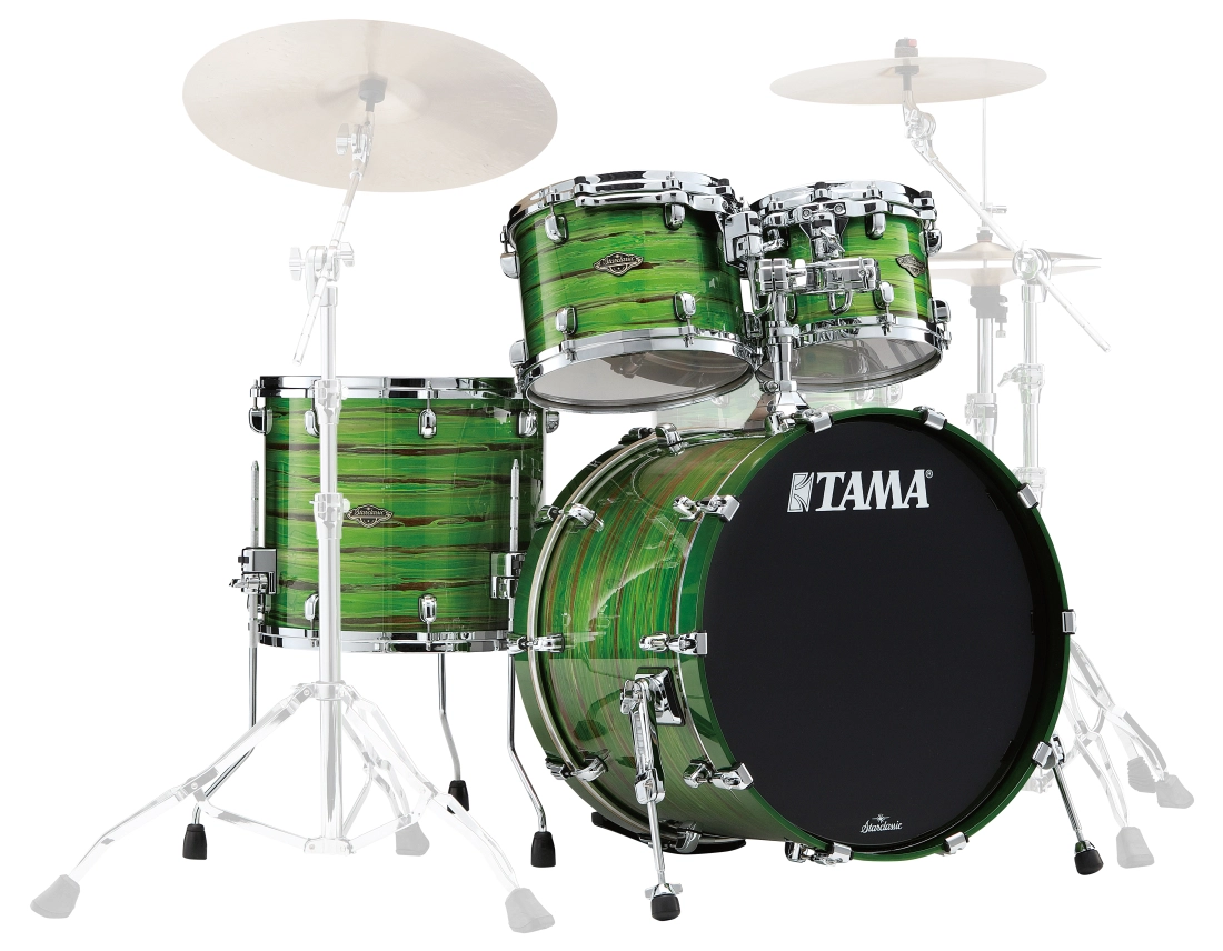 Starclassic Walnut/Birch 4-Piece Shell Pack (22,10,12,16) - Shamrock Oyster