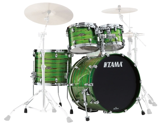 Tama - Starclassic Walnut/Birch 4-Piece Shell Pack (22,10,12,16) - Shamrock Oyster