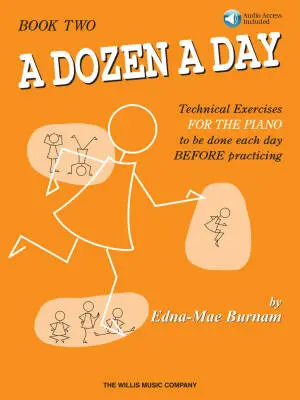 Willis Music Company - A Dozen a Day Book 2 - Burnam - Piano - Book/Audio Online