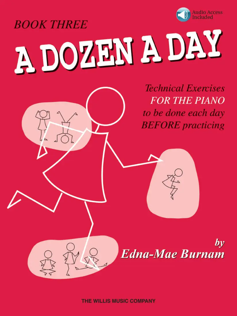 A Dozen a Day Book 3 - Burnam - Piano - Book/Audio Online
