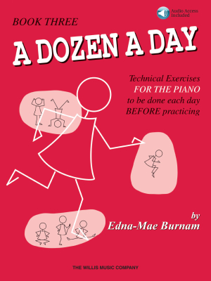 Willis Music Company - A Dozen a Day Book 3 - Burnam - Piano - Book/Audio Online