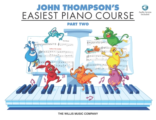Willis Music Company - John Thompsons Easiest Piano Course, Part 2 - Piano - Book/Audio Online