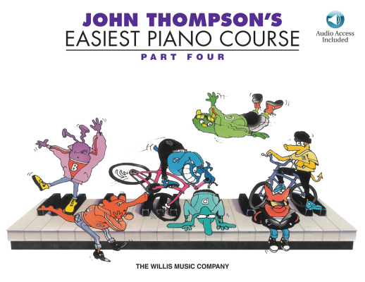 Willis Music Company - John Thompsons Easiest Piano Course, Part 4 - Piano - Book/Audio Online