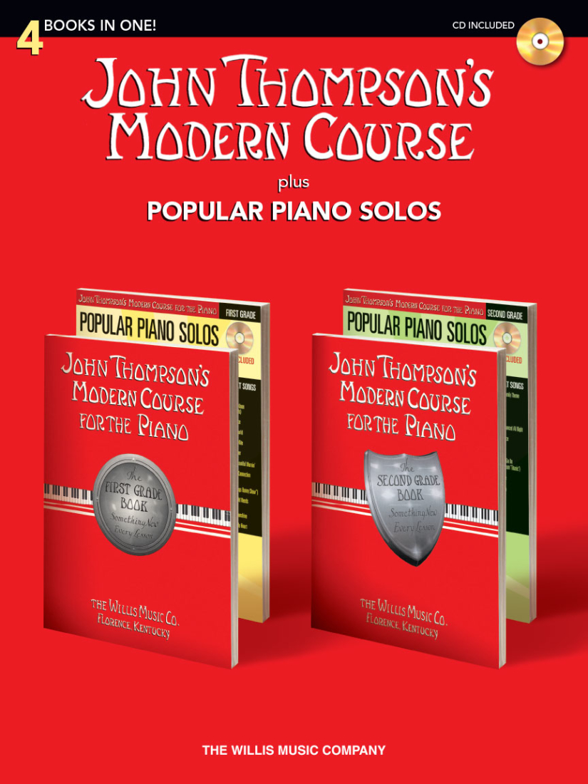 John Thompson\'s Modern Course plus Popular Piano Solos - Piano - Book
