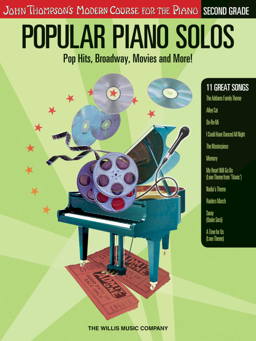 Popular Piano Solos, Grade 2: Pop Hits, Broadway, Movies and More! - Piano - Book