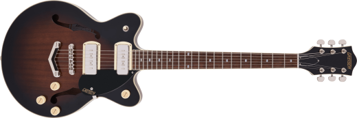 Gretsch Guitars - G2655-P90 Streamliner Center Block Jr. Double-Cut P90 - Two-Tone Brownstone