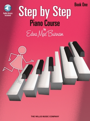 Willis Music Company - Step by Step Piano Course, Book 1 - Burnam - Piano - Book/Audio Online