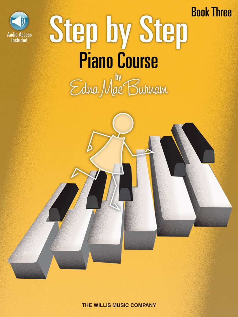 Step by Step Piano Course, Book 3 - Burnam - Piano - Book/Audio Online