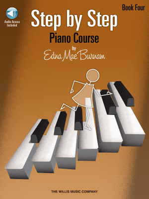 Willis Music Company - Step by Step Piano Course, Book 4 - Burnam - Piano - Book/Audio Online