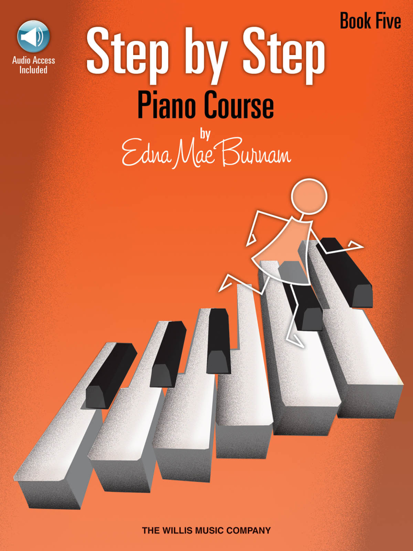 Step by Step Piano Course, Book 5 - Burnam - Piano - Book/Audio Online
