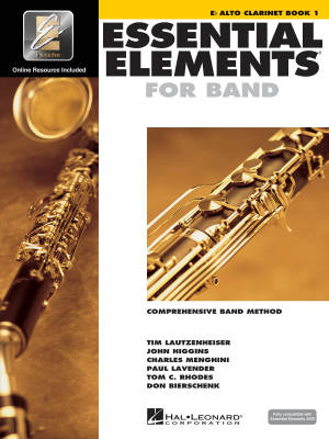 Essential Elements for Band Book 1 - Alto Clarinet - Book/Media Online (EEi)