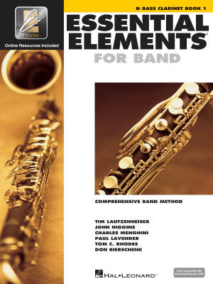 Hal Leonard - Essential Elements for Band Book 1 - Bass Clarinet - Book/Media Online (EEi)