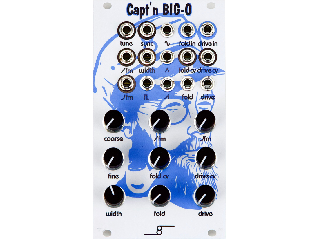 Cre8audio Capt'n Big-O Analog VCO With Waveshaping | Long & McQuade