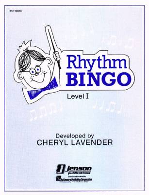 Hal Leonard - Rhythm Bingo - Level 1 - Lavender - Game