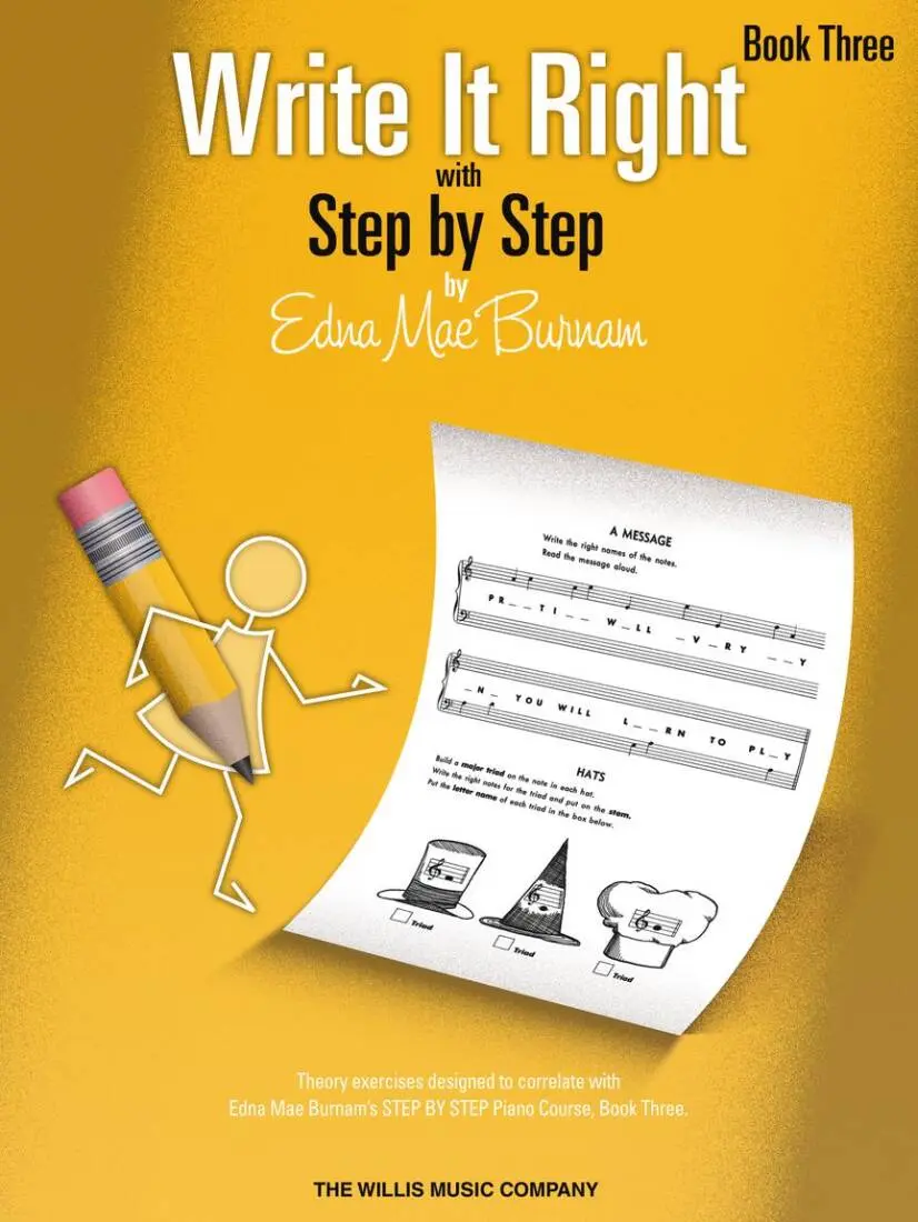 Write It Right, Book 3 - Burnam - Piano - Book