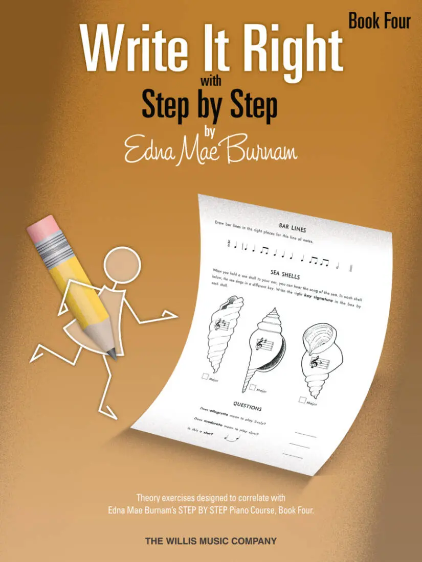 Write It Right, Book 4 - Burnam - Piano - Book