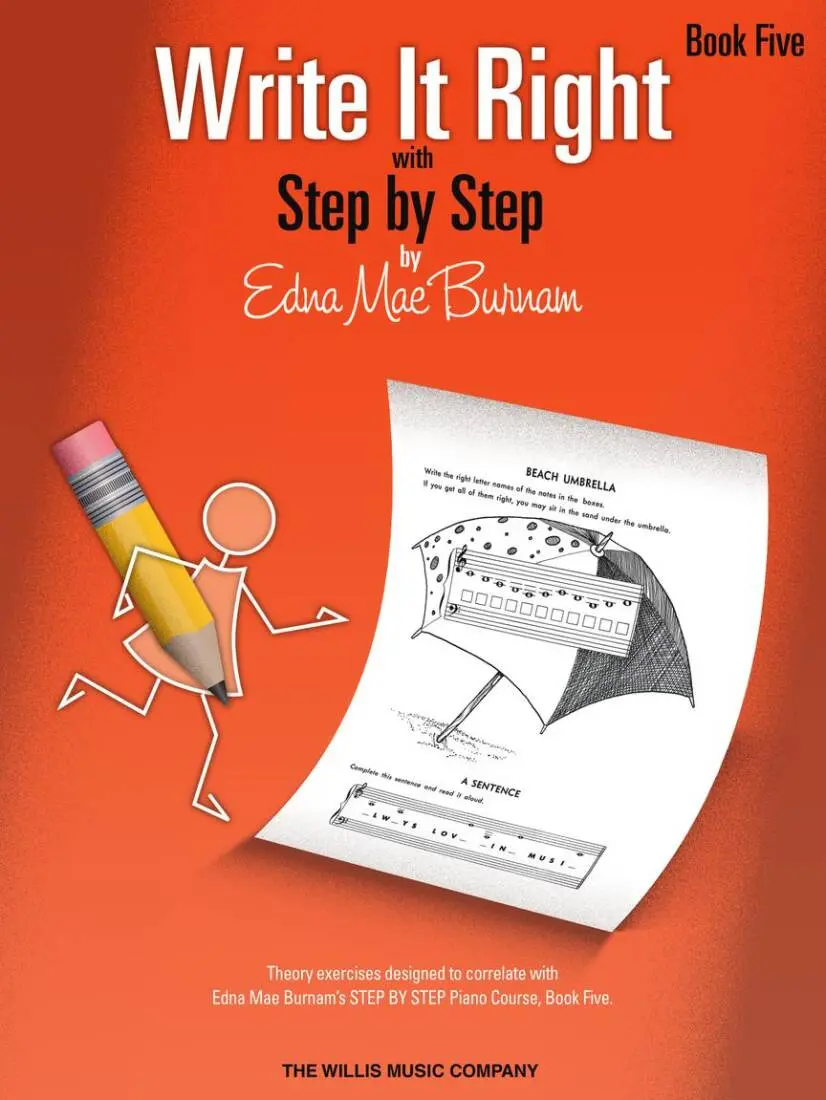 Write It Right, Book 5 - Burnam - Piano - Book
