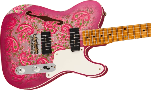 Limited Edition Dual P90 Telecaster Relic, Maple Neck - Pink Paisley