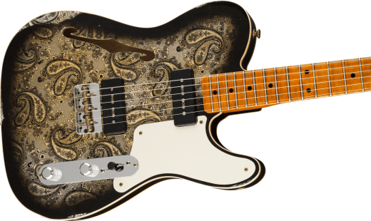 Limited Edition Dual P90 Telecaster Relic, Maple Neck - Black Paisley