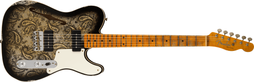 Fender Custom Shop - Limited Edition Dual P90 Telecaster Relic, Maple Neck - Black Paisley