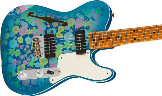 Limited Edition Dual P90 Telecaster Relic, Maple Neck - Blue Floral