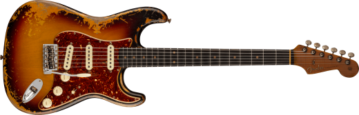 Fender Custom Shop - Limited Edition Roasted 61 Stratocaster Super Heavy Relic, Rosewood Fingerboard - Aged 3-Colour Sunburst